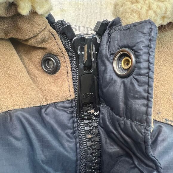 Ralph Lauren Denim & Supply Vest Mens Medium Down Puffer Vest Sherpa Collar - Picture 5 of 11